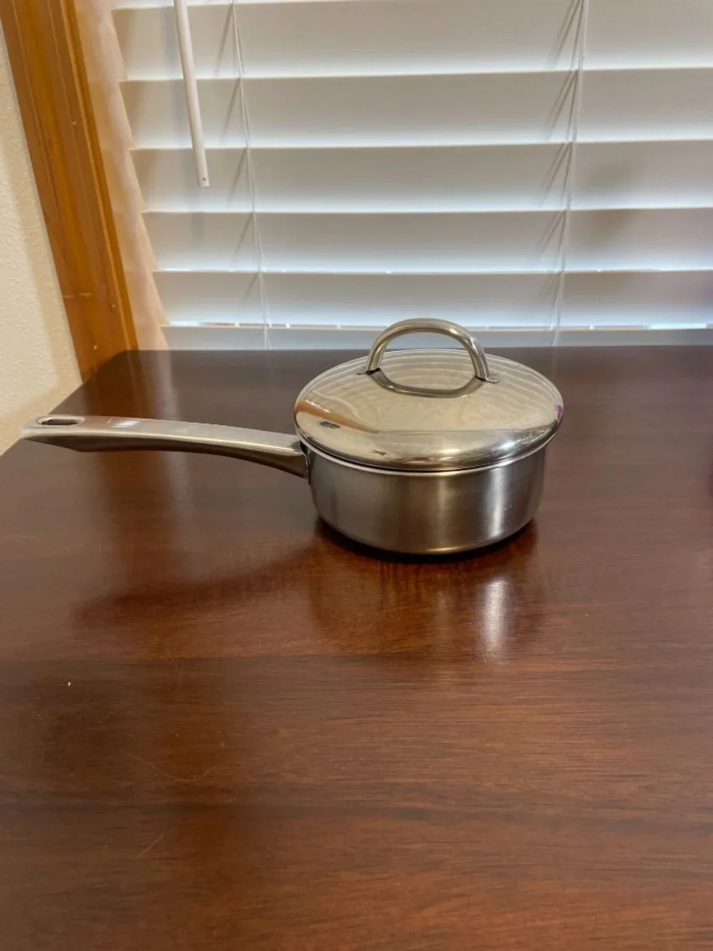 Vintage Sears Range Craft 1 qt Sauce Pot w/Lid Stainless Steel All Metal Handle